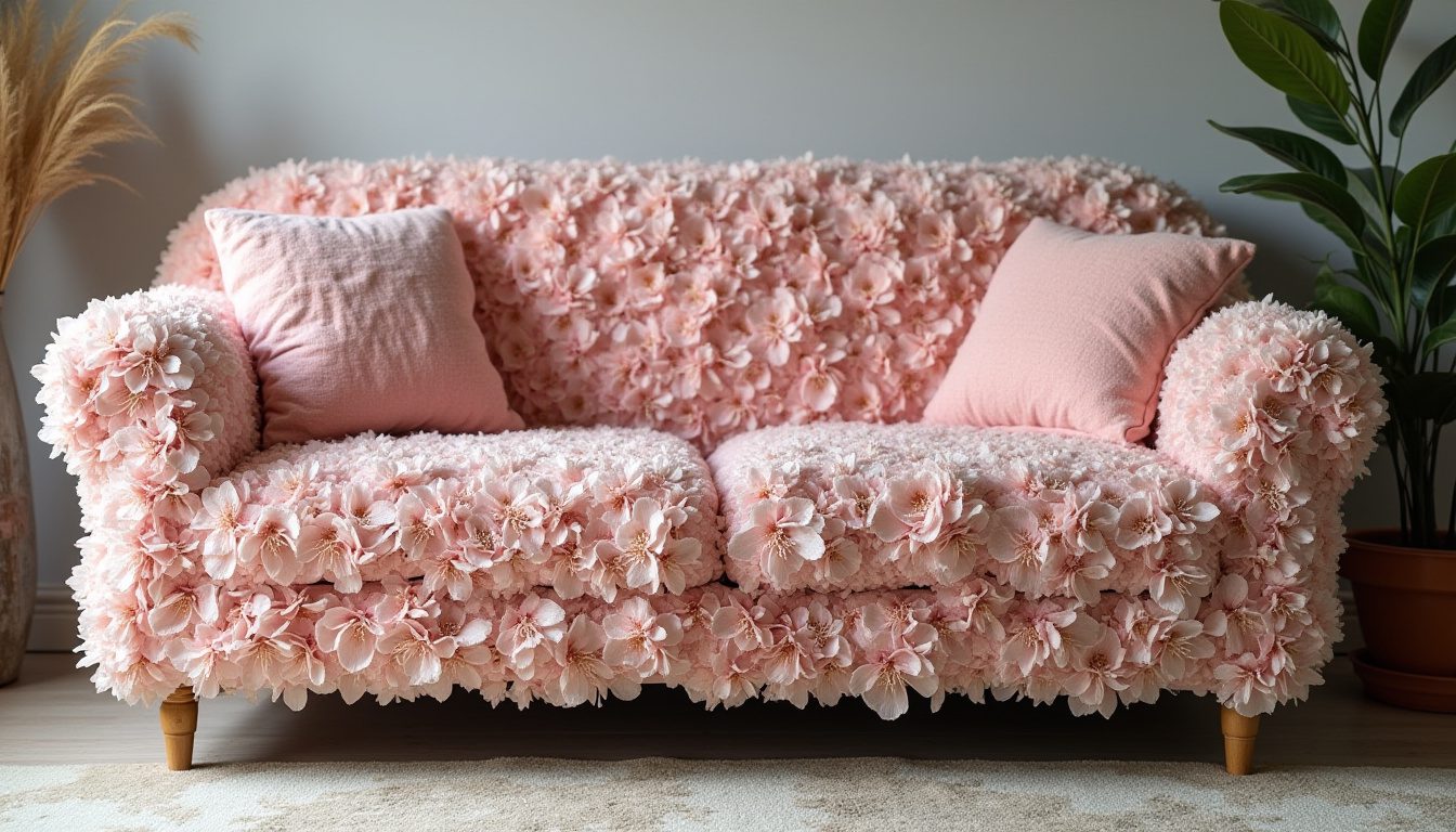 KI Bild Blumensofa