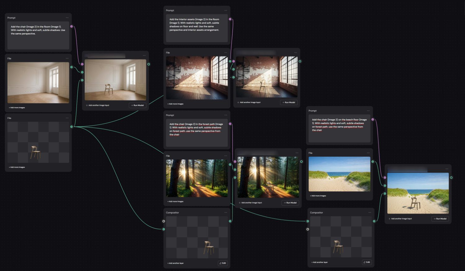 Sofa-Variante - KI-Visualisierung
